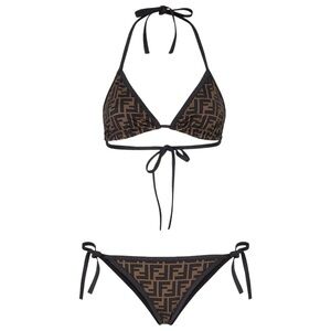 FENDI FF logo printed bikini set 40